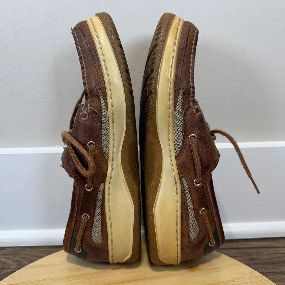 Sebago Docksides Boat Shoes Mens 9M Brown Leather Performance Marine Coastal